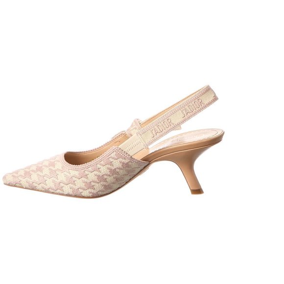 Dior J'Adior Canvas & Leather Slingback Pump - Picture 2 of 6